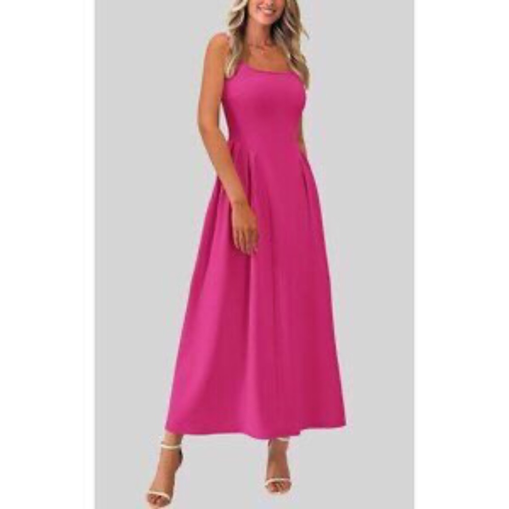 NWT PrettyGarden Pink Maxi Dress Size Medium